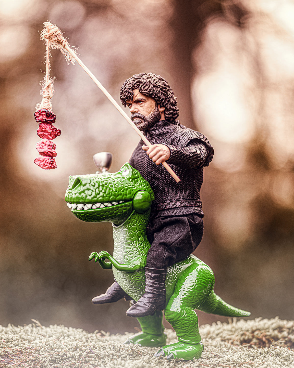 Giddy up. (mounted)
