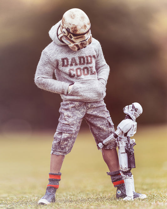 Daddy cool. (mounted)