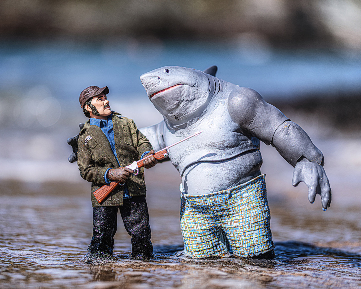 Lost at sea.
