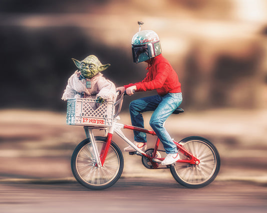 Shopping trip. (mounted)