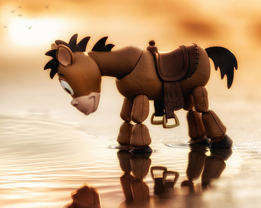 The happy horse.